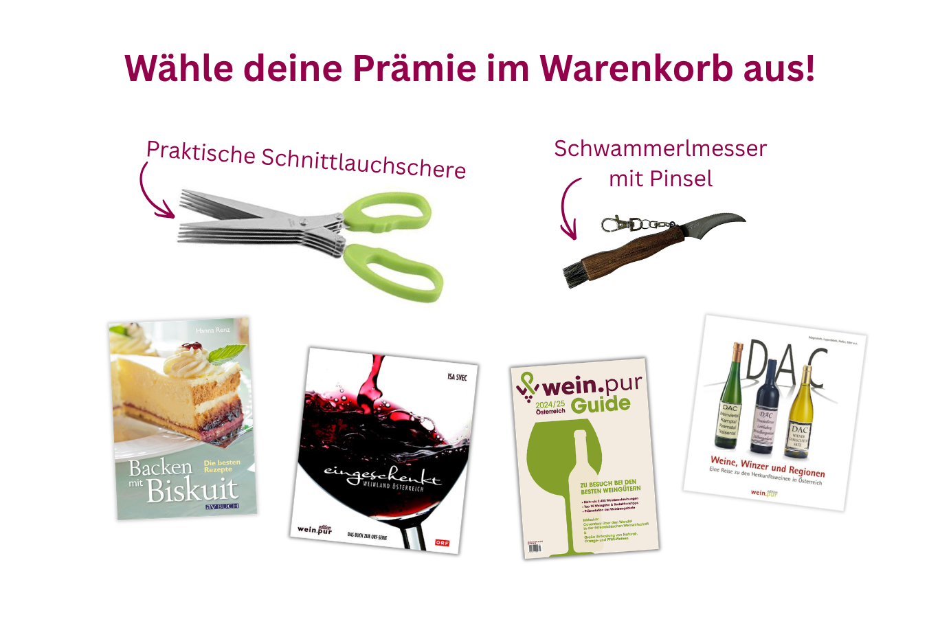 Zeit für Genuss-Magazin Abo plus wein.pur Guide